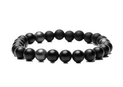 black onyx beaded bracelet